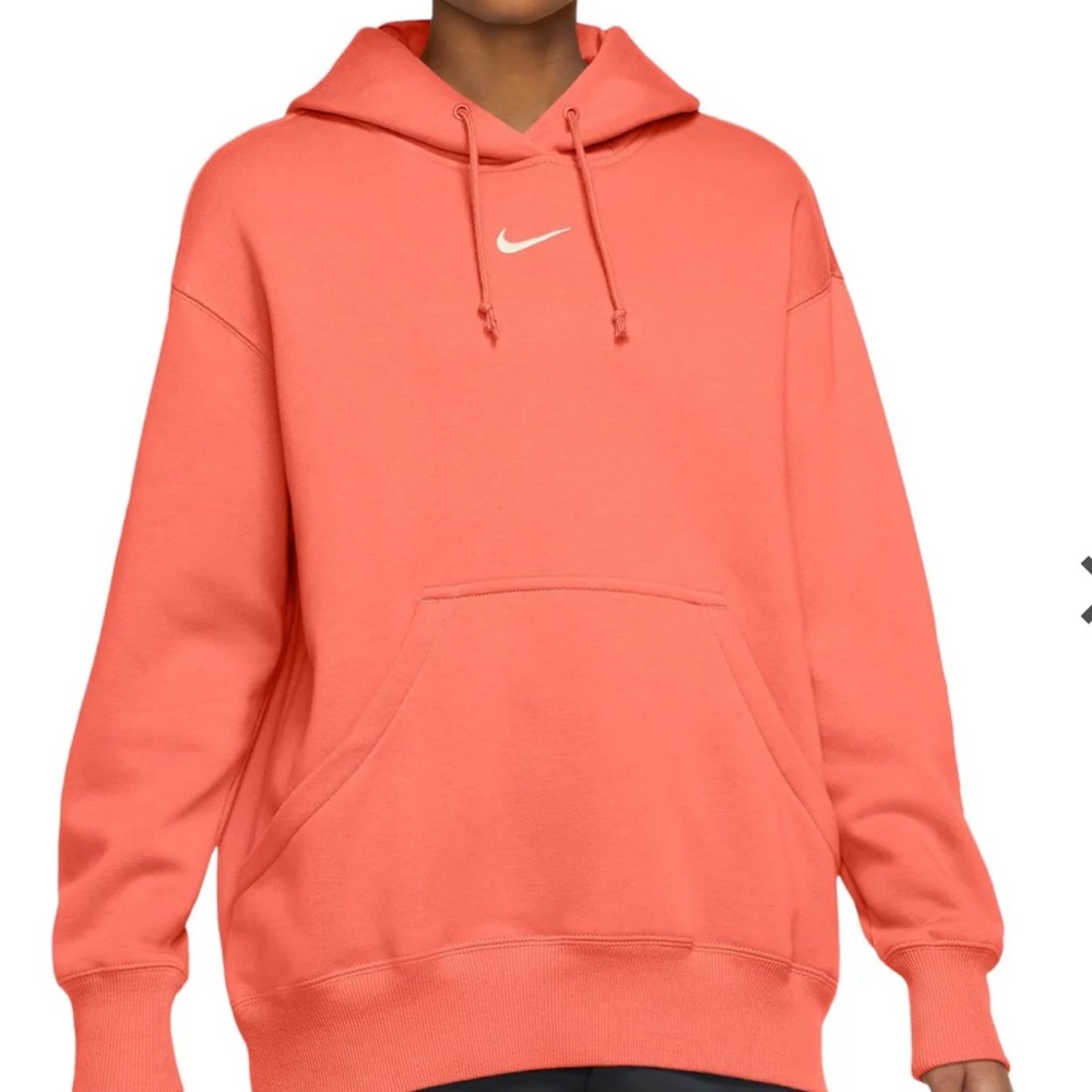 nike phoenix oversized pullover hoodie women’s center swoosh hoodie